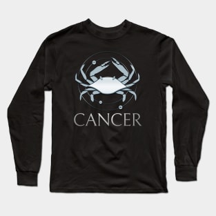 Cancer Zodiac Sign Long Sleeve T-Shirt